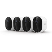 Arlo Pro Wireless Security Camera 2K HDR (6th Gen) - 4-Cam | 2K HDR video; Wireless outdoor; Rechargeable removeable battery; AI detection; Emergency Response; 1-mo Secure plan incl.