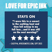 NYX PROFESSIONAL MAKEUP Epic Ink Eyeliner with Up To 24HR Wear, Black | Liquid Eyeliner with Waterproof, Smudge-proof & Transfer-Resistant Formula, Vegan & Cruelty Free