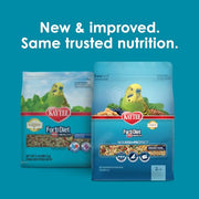 Kaytee Forti-Diet Pro Health Nourish+Protect Parakeet Food, 2 Pounds | Balanced digestion daily. Parakeet seed with superfoods. Prebiotics, probiotics, small bird food