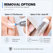 Beetles Builder Gel for Nails, 2 Pcs 8 in 1 Clear Building Gel | for Instant Apex Strengthening & Extension, Beginner Friendly DIY Salon at Home, Gifts for Women, UV & LED Lamp Cured Needed