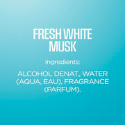 Body Fantasies Signature Fragrance Body Spray, Fresh White Musk, 8 Fluid Ounce