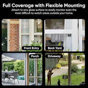 WYZE Window Camera, WiFi Indoor Security Cam, Anti-Glare Color Night Vision