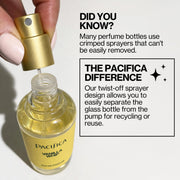 Pacifica French Lilac Spray Perfume – Clean Vegan Floral Fragrance for Women, Fresh-Cut Lilac & Powdery Magnolia Notes, Long-Lasting Romantic Spring Scent, 1 oz
