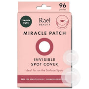 Rael Miracle Invisible Spot Cover Hydrocolloid Acne Pimple Patches (96 Ct) | Ultra-Thin Patch for Face, Absorbs Fluid From Blemishes, Facial Sticker, Korean Skin Care, Pore Care, 2 Sizes
