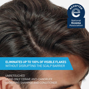 CeraVe Hydrating Anti Dandruff Shampoo, Itchy Scalp Treatment, 12oz | Helps Eliminate Flakes with 1% Pyrithione Zinc, Hyaluronic Acid, Niacinamide and Ceramides In A Sulfate Free Formula