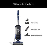 Shark Navigator Swivel Pro Upright Vacuum, HEPA, Pet Hair, Navy, NV151 | Swivel Steering, Powerful Suction, Lightweight Design, 11-Ft Reach, Crevice Tool, Upholstery Tool and Pet Power Brush