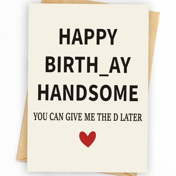 WowBefun Gifts for Men Him | Funny Birthday Card & Gifts for Men Husband Boyfriend Him, Happy Bday Card