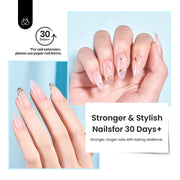 Beetles Builder Gel for Nails, 8 in 1 Clear Builder Nail Gel | Strengthening, Thickening & Building Instant Apex,Beginner Friendly DIY Salon at Home for Women, LED UV Lamp Cured