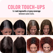 Boldify Hairline Powder, Root Touch Up Hair Color Dark Brown 4g | Instantly Fills Thinning Hair & Sparse Hairlines - Root Cover Up for Gray Hair - Water-Resistant, Sweat-Proof 24-Hour Wear