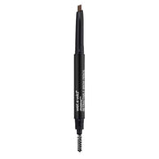 wet n wild Ultimate Eyebrow Retractable Definer Pencil, Medium Brown, Dual-Sided Brow Brush, Fine Tip, Shapes, Defines, Fills Brow Makeup