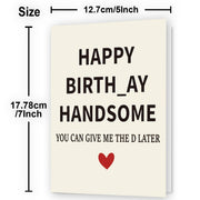 WowBefun Gifts for Men Him | Funny Birthday Card & Gifts for Men Husband Boyfriend Him, Happy Bday Card