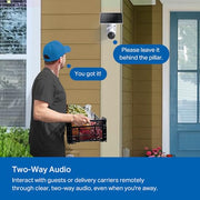 Tapo SolarCam C402 KIT 1080p Outdoor Wireless Security Camera | Battery Power with Solar, Person Detection, Subscription-Free Local Storage or Optional Cloud, Works with Alexa & Google Home