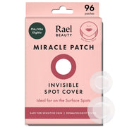 Rael Miracle Invisible Spot Cover Hydrocolloid Acne Pimple Patches (96 Ct) | Ultra-Thin Patch for Face, Absorbs Fluid From Blemishes, Facial Sticker, Korean Skin Care, Pore Care, 2 Sizes