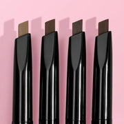 wet n wild Ultimate Eyebrow Retractable Definer Pencil, Medium Brown, Dual-Sided Brow Brush, Fine Tip, Shapes, Defines, Fills Brow Makeup