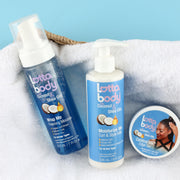 Lottabody Coconut & Shea Wrap Me Foaming Mousse, 7 oz | Foaming mousse that defines curls, controls frizz & adds lightweight, natural-looking shine & hold. Fast-drying & non-sticky.
