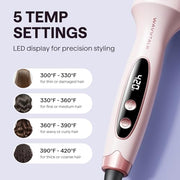 Wavytalk Thermal Brush Blowout Boost 1.5″ Heat Round Brush for Blowout Look