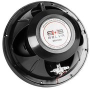 BELVA BBMS8B 8” 2-Way 500W Peak (250W RMS) Black Marine Coaxial Speakers for Marine/ATV/Motorcycle/Powersports