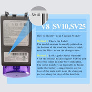 BOTKK 10000mAh Professional Replacement for Dyson V8 Battery SV10 SV25 | 21.6V Li-ion Compatible with Dyson V8 Animal Absolute Motorhead Fluffy Cordless Vacuum Cleaners 215681 967834-08 405814