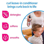 SO COZY Kids Curl Leave In Conditioner + Therapy Spray, 8 Fl Oz | Helps Detangle, Soften & Smooth Curls with Keratin, Vitamin B5, Olive Oil & Jojoba Oil, Paraben & Sulfate-Free