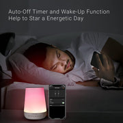 Momcozy Smart Baby Sound Machine with Night Light, White Noise Machine | Toddler Sleep Trainer 34 Soothing Sleep Sounds, Timer, App Remote Control, Egg Light, Personal Sleep Routine Alarm Clock