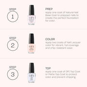 OPI Nail Lacquer Top Coat | Clear Nail Polish Top Coats | Classic, Quick Drying, High Shine, Gel-like Volumizing, & Matte Finish | Chip Resistant, High-Gloss, Long Lasting