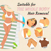 Ajoura 1 lb Refill Hard Wax Beads for Hair Removal, Brazilian Coarse Waxing | Bikini, Face, Eyebrow, Back, Chest, Legs, Armpit, At-Home Waxing Beans for Women Men