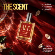 ALT. FRAGRANCES Crystal No. 23 – Inspired by Bac. Roug. 540, Unisex Perfume, Extrait de Parfum, Long Lasting Perfume for Men & Women with Jasmine, Amberwood & Cedar Notes, 60ml