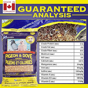 Hagen Pigeon & Dove Seed, Original Formula Bird Food, 6 lb Bag | Nutritionally Complete Seed Mix with Vitamins & Minerals, Wild & Captive Bird Diet, Insect-Resistant Air-Tight Packaging