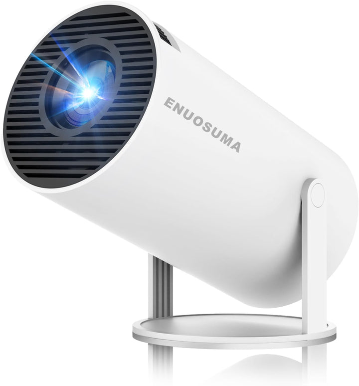 Mini Projector,Portable Projector with Dual Band WIFI and Bluetooth | 180° Rotatable, Auto Keystone Correction,35"-130" Screen, Video Projector,Support 4K 1080P,Indoor & Outdoor