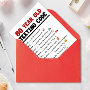 Funny 60th Birthday Card Gift Decorations for Women Men Him Her