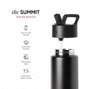 Simple Modern Kids Water Bottle & Toddler Cup | 14oz | Confetti | Insulated Stainless Steel Toddler Water Bottle, Kids Tumbler with Straw | Spill Proof for School, Girls, Boys | Confetti