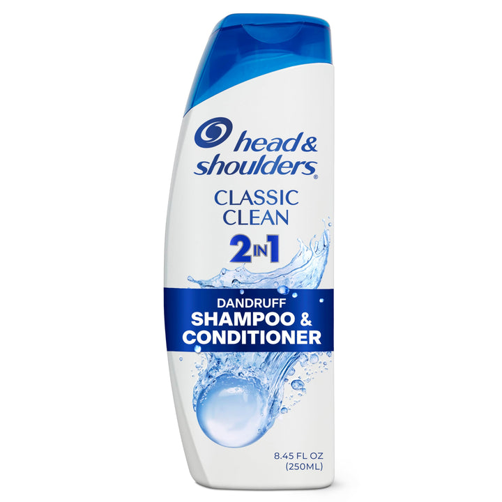 Head and Shoulders Classic Clean 2-in-1 Anti-Dandruff Shampoo + Conditioner 8.45 Fl Oz