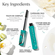 Thrive Causemetics Liquid Lash Extensions Mascara, Rich Black Shade | Tubing Formula Lengthens, Volumizes & Curls, Smudge Proof, Washable, No Clumping or Flaking, Vegan, Cruelty Free, Brynn Shade
