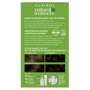 Clairol Natural Instincts Demi-Permanent Hair Dye, 4 Dark Brown | 1 Pack | Ammonia‑Free, Vegan Hair Color with Coconut Oil & Aloe Vera