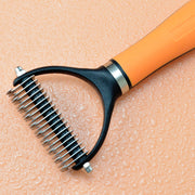 🐕 50% OFF NOW! 🐈 Double-Sided Deshedding Pet Grooming Brush